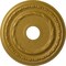 Ekena Millwork Dublin Ceiling Medallion (Fits Canopies up to 5 1/8"), 17 7/8"OD x 3 5/8"ID x 1 1/4"P, Pharaohs Gold CM17DUPGS - alternate 1